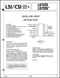 LS7225 Datasheet