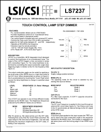 LS7237 Datasheet