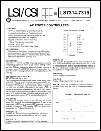 LS7315 Datasheet
