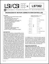 LS7362 Datasheet