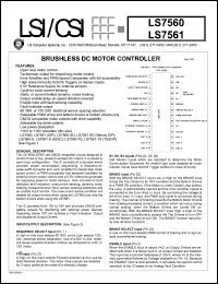 LS7561-SD Datasheet