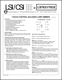 LS7632 Datasheet
