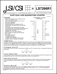 LS7266R1-SD Datasheet