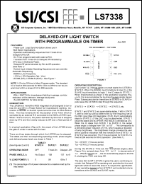 LS7338 Datasheet