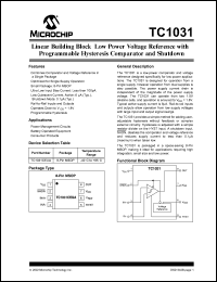 TC1031CEUATR Datasheet