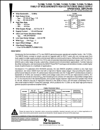 TLC085CPWP Datasheet