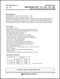 M2S12D20TP-75L Datasheet