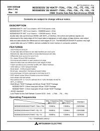 M2S56D20AKT-10 Datasheet