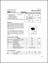 IRL3103D2 Datasheet