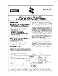ADC574ATH-BI Datasheet
