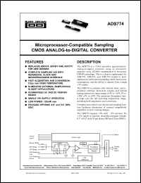 ADS774KU/1K Datasheet