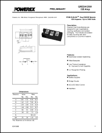 QRD2412001 Datasheet
