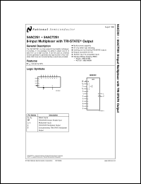54AC251DMQB-RH Datasheet