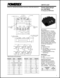 CM75TU-34KA Datasheet