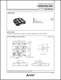 CM800HB-66H Datasheet