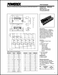 PM75CBS060 Datasheet