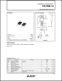 FK7KM-12 Datasheet