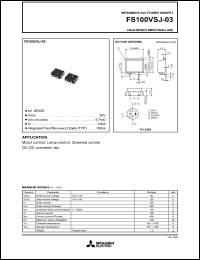 FS100VSJ-03 Datasheet