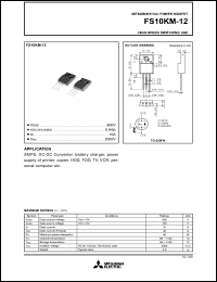 FS10KM-14A Datasheet