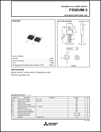 FS50UMJ-03 Datasheet