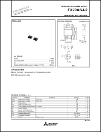 FX20ASJ-03 Datasheet