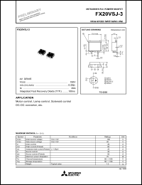 FX20VSJ-3 Datasheet