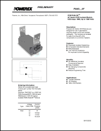PA431807 Datasheet