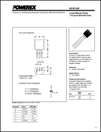 BCR1AM-12 Datasheet