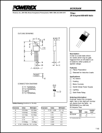 BCR20AM-12L Datasheet