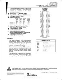 TMS418160A-50DZ Datasheet