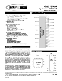 GAL18V10B-7LJ Datasheet