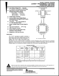 TLC27L4MJ Datasheet