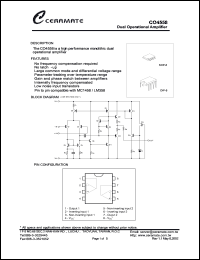 CO4558 Datasheet