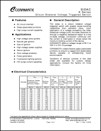 K110 Datasheet