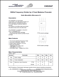 CND2047-SNF/23 Datasheet