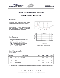 CHA2069-99F/00 Datasheet