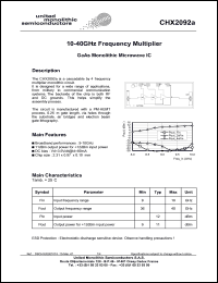 CHX2092a-99F/00 Datasheet