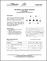 CHA2194-99F/00 Datasheet