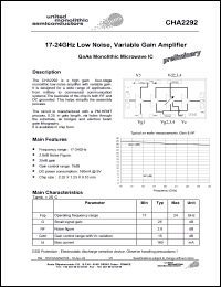 CHA2292-99F/00 Datasheet