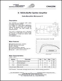 CHA2296-99F/00 Datasheet