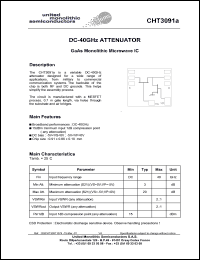 CHT3091a-99F/00 Datasheet