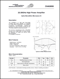CHA5093-99F/00 Datasheet