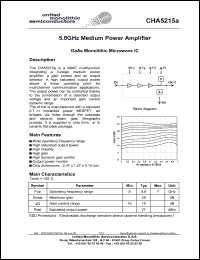 CHA5215aFKF/23 Datasheet
