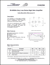 CHA2394-99F/00 Datasheet