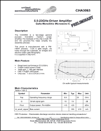 CHA3063-99F/00 Datasheet