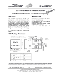 CHA3092RBF/24 Datasheet