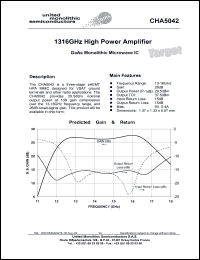 CHA5042-99F/00 Datasheet