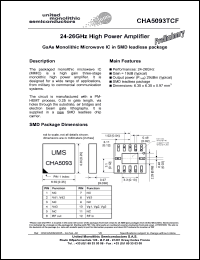 CHA5093TCF/24 Datasheet