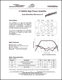 CHA5293a-99F/00 Datasheet