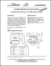 CHA5390-99F Datasheet